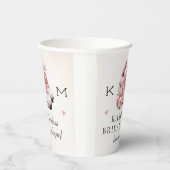 Gobelets En Papier Chaussures de sport à thème floral pour mariage ci (Droite)