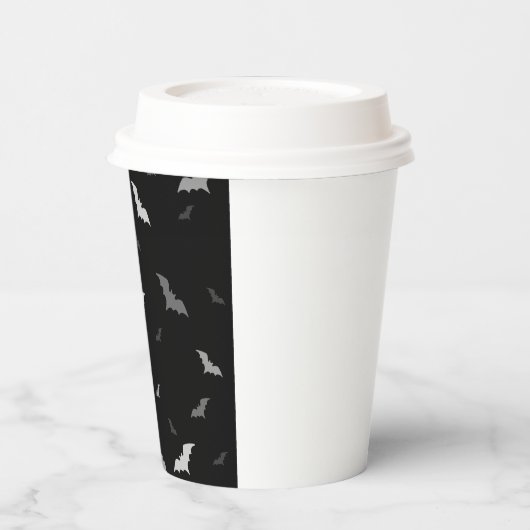 Gobelets En Papier 🦇 chauve-souris gothique vampire (Gauche)