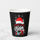 Gobelets En Papier Cheer Cheerleader Noël Cheer (Recto)