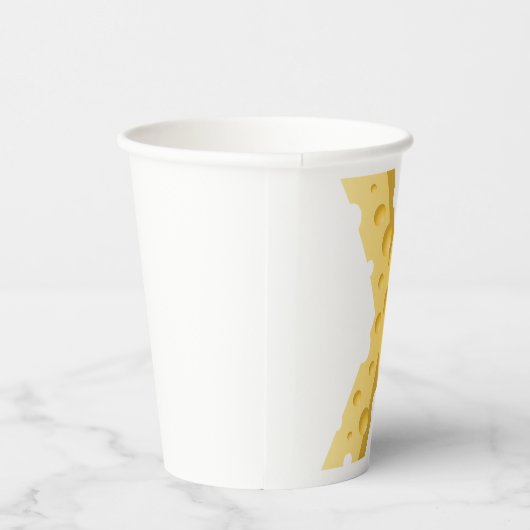 Gobelets En Papier Cheese Letter X Typography (Droite)