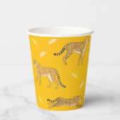 Gobelets En Papier Cheetah (Verso)