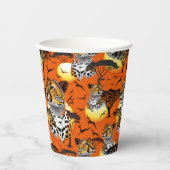 Gobelets En Papier Cheetah African Feline Wild Animal (Recto)