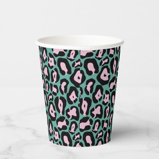 Gobelets En Papier Cheetah Animal Party Print Paper Cup (Droite)