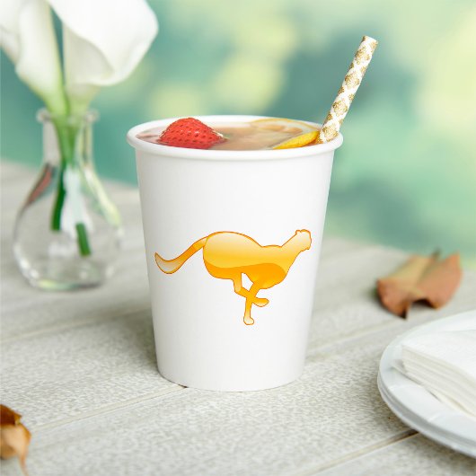 Gobelets En Papier Cheetah Running