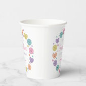 Gobelets En Papier Chérie Candy Valentine Anniversaire Coupes de papi (Droite)