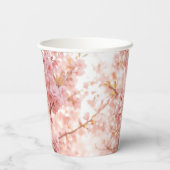 Gobelets En Papier Cherry Blossom Délice de douche nuptiale Invitatio (Verso)