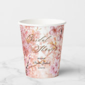 Gobelets En Papier Cherry Blossom Délice de douche nuptiale Invitatio (Recto)