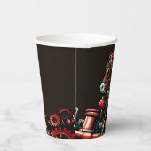 Gobelets En Papier Cheval chinois de Nouvel An Steampunk (Droite)