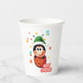 Gobelets En Papier Cheval de Noël Ladybug (Recto)