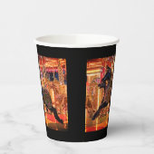 Gobelets En Papier Cheval noir (Gauche)