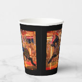 Gobelets En Papier Cheval noir (Droite)