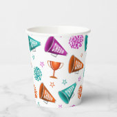 Gobelets En Papier Chevrons (Gauche)