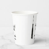 Gobelets En Papier Chic 2024 Grad Tassel Diplôme Personnalisé (Droite)