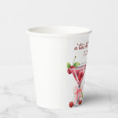 Gobelets En Papier Chic A Tini Bit Older Cherry Martini 21st Birthday (Droite)