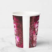 Gobelets En Papier Chic Bold Parties scintillant rose Retro Mariage d (Droite)