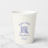 Gobelets En Papier Chic Bonjour bebe baby shower (Verso)
