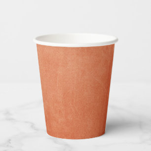 Gobelets En Papier Chic Elegant Burnt Orange Ember Dreams Collection