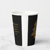 Gobelets En Papier Chic Holiday Leopard Tree Design (Gauche)