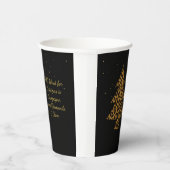 Gobelets En Papier Chic Holiday Leopard Tree Design (Droite)