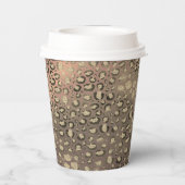 Gobelets En Papier Chic Leopard Rose Fabuleux 40e anniversaire (Verso)