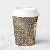 Gobelets En Papier Chic Leopard Rose Fabuleux 40e anniversaire (Droite)