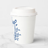 Gobelets En Papier Chic Pagode Monogramme F Coupes de papier (Gauche)