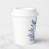 Gobelets En Papier Chic Pagode Monogramme N Coupes en papier (Droite)