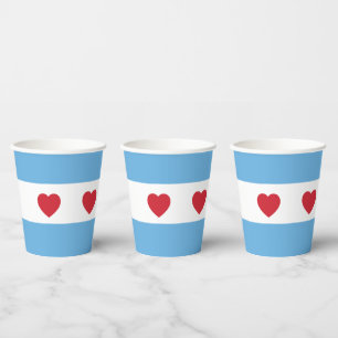 Gobelets En Papier Chicago Love Tasses en papier
