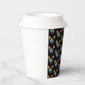 Gobelets En Papier Chien arc-en-ciel, tasses en papier (Droite)