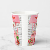 Gobelets En Papier Chien beagle Valentine's Day Kissing Booth (Gauche)