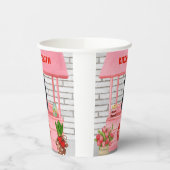 Gobelets En Papier Chien berger allemand Valentine's Day Kissing Boot (Gauche)