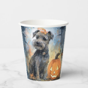 Gobelets En Papier Chien de la baie de Chesapeake Halloween avec des
