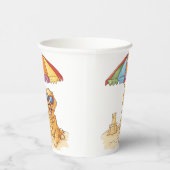 Gobelets En Papier Chien de plage Golden Retriever (Droite)