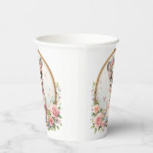 Gobelets En Papier Chien de taureau français mignon Pastel - Annivers (Droite)