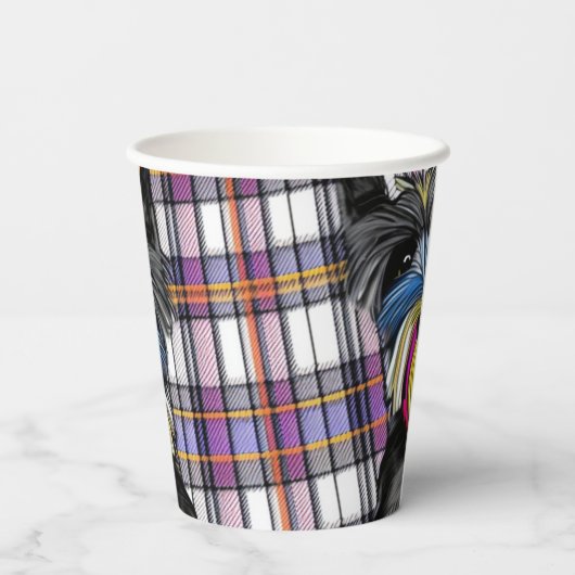 Gobelets En Papier Chien écossais (Verso)