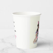 Gobelets En Papier Chien 🐶 rose Premier anniversaire (Droite)