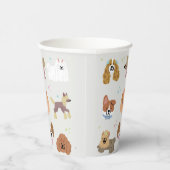 Gobelets En Papier Chiens Animaux (Droite)