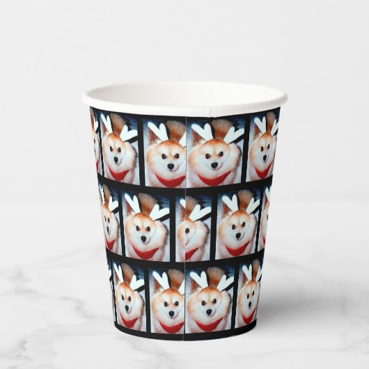 Gobelets En Papier Chiens Anniversaire Fête Personnalisé Animaux (Droite)