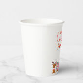 Gobelets En Papier Chiens mignons Coupes de papier de Noël (Droite)