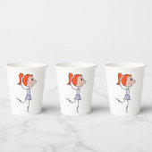 Gobelets En Papier Chiffre de la princesse mignonne Ballerina