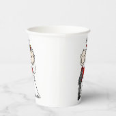 Gobelets En Papier Chiffre de mariée et de chambre Chiffres Mariage J (Droite)