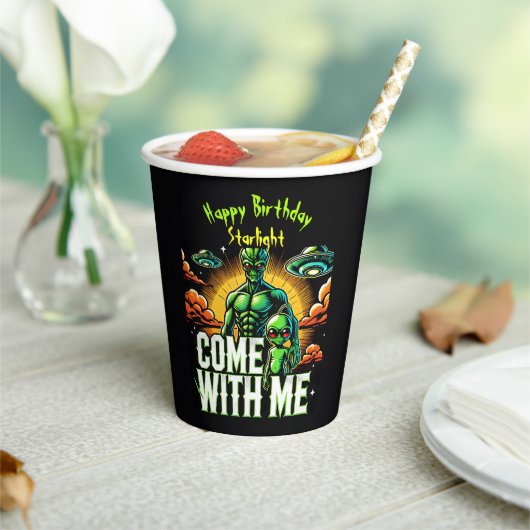 Gobelets En Papier Chiffres Aliens : Aventures dans l'espace (Insitu)