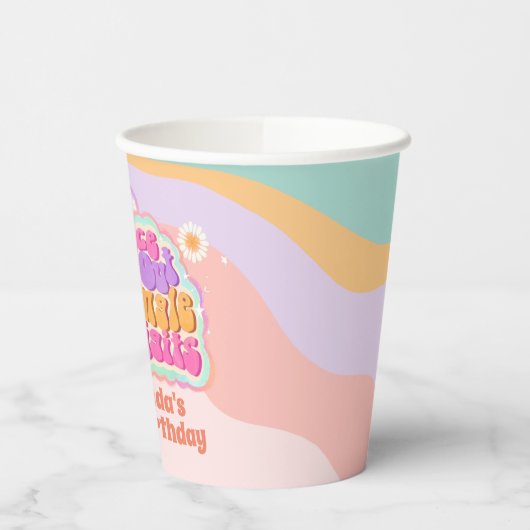 Gobelets En Papier CHIFFRES UNIQUES super Peace Out 10e (Gauche)