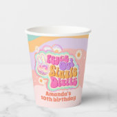 Gobelets En Papier CHIFFRES UNIQUES super Peace Out 10e (Recto)