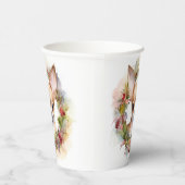 Gobelets En Papier Chihuahua Fête de la couronne de Noël Coupe (Droite)