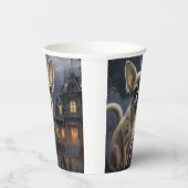 Gobelets En Papier chihuahua Halloween effroi (Droite)