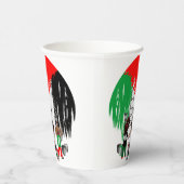 Gobelets En Papier Children of Gaza Painting Palestine Flag (Droite)