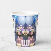 Gobelets En Papier Chinese Crested Birthday (Gauche)