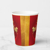 Gobelets En Papier Chinois FU Luck lantern Cheval Année saluant PC02 (Droite)