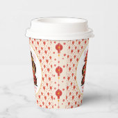 Gobelets En Papier Chinois rouge or joyeuse Nouvel An Lunaire Du Serp (Droite)